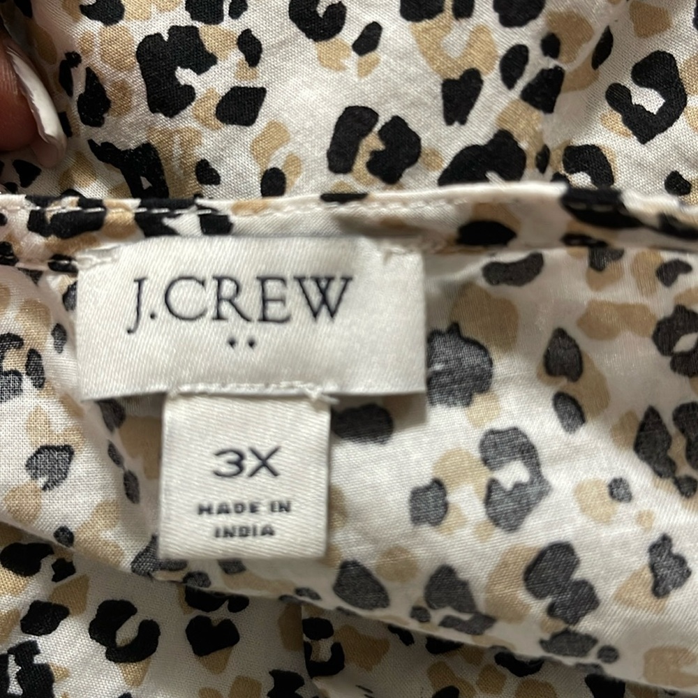 J. Crew Factory Black and White Midi Dress - Picture 4 of 7